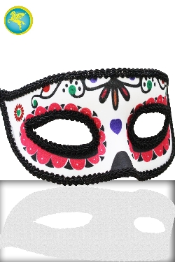 MASCHERA SCHELETRO MESSICANO 